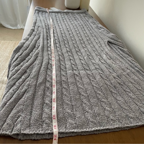 W28.30 Current Air Cable sweater Knit A-Line Skirt - Picture 6 of 9